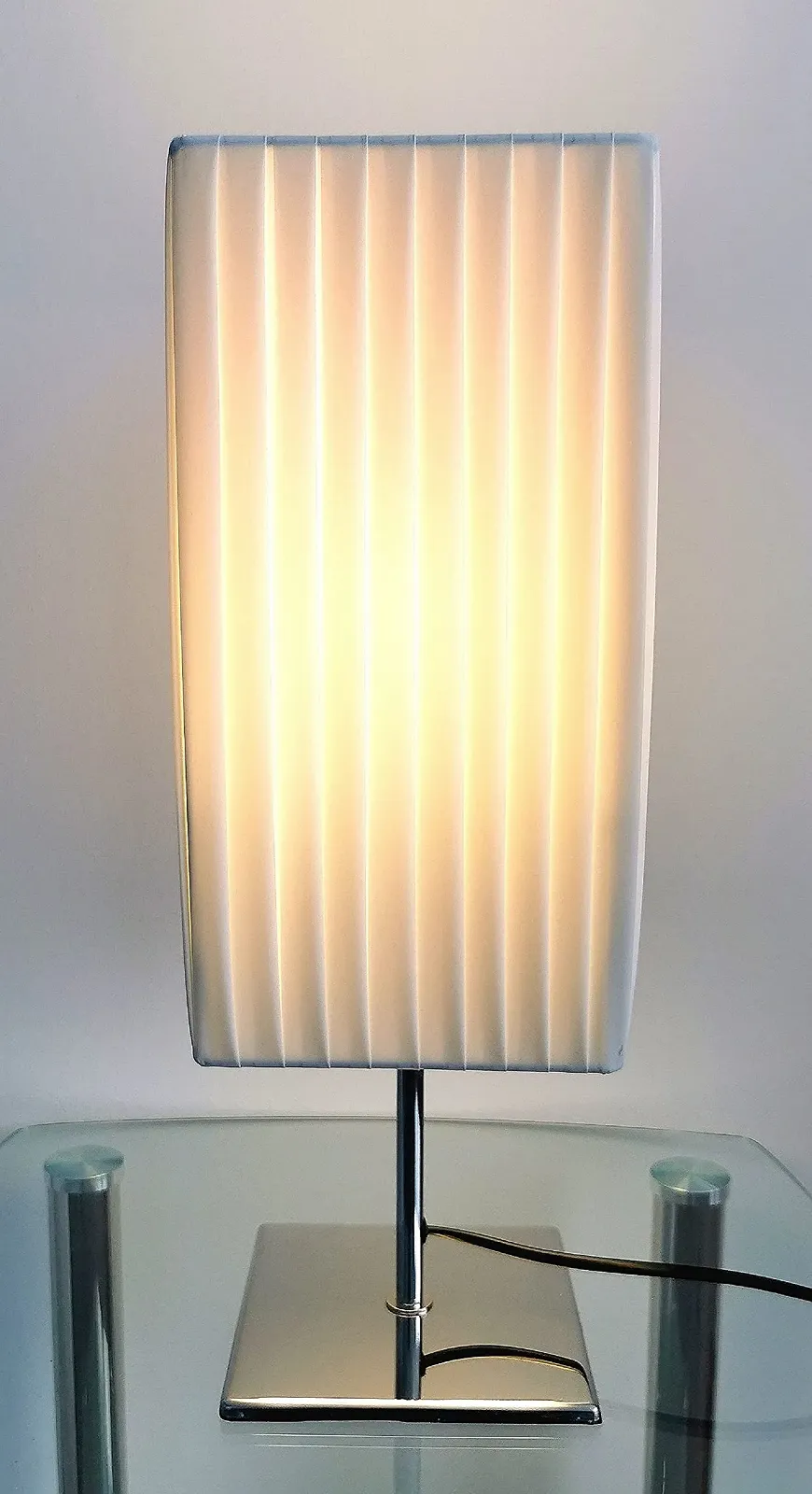 Настільна лампа Trango 2022-5W Design CANNES E27 5 Вт LED 43 см Хром, фото №4