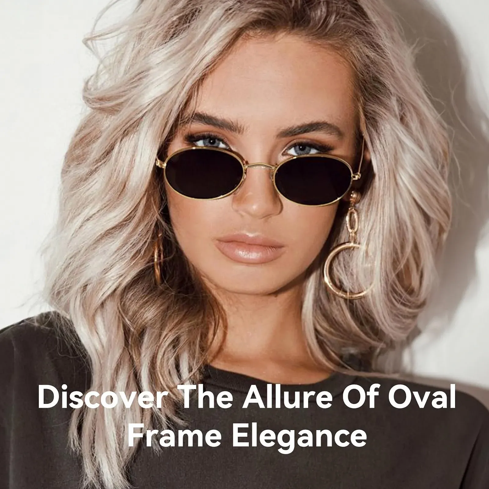 Овальні ретро сонцезахисні окуляри Dollger для жінок, вінтажна металева оправа, антиблікові, унісекс, фото №2