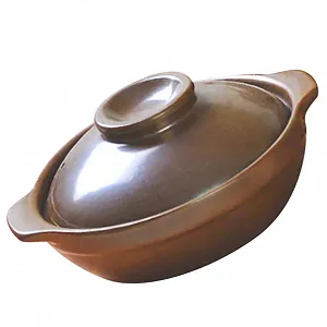 Керамическая кастрюля Toyvian С крышкой Средняя Антипригарная - Фото 1