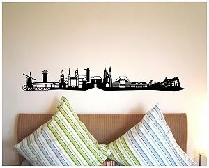 Наклейка на стіну Oberh Skyline synthetic.ua - Фото 1
