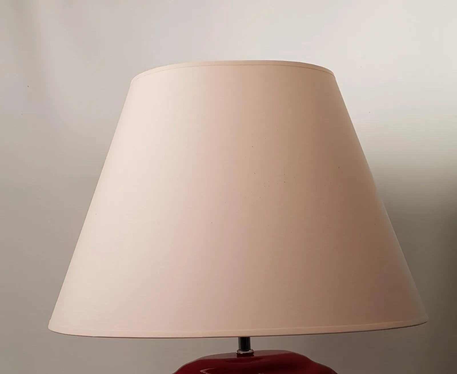 Настільна лампа Generisch Elita Red Glaze Champagne керамічна, фото №4