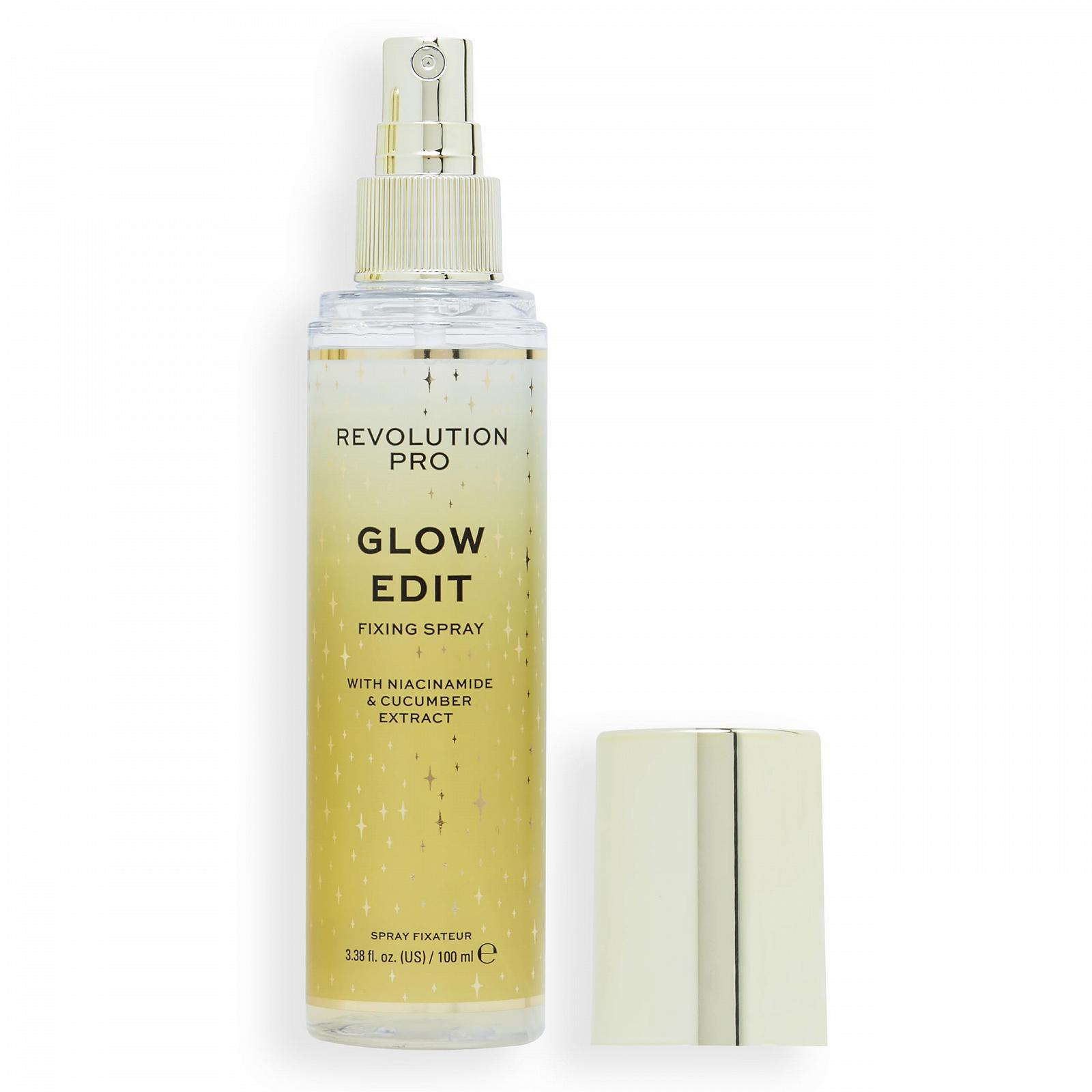 Спрей Revolution Pro Glow Edit Фіксатором Надає Блиском З Ніацинамідом 100 мл, фото №1