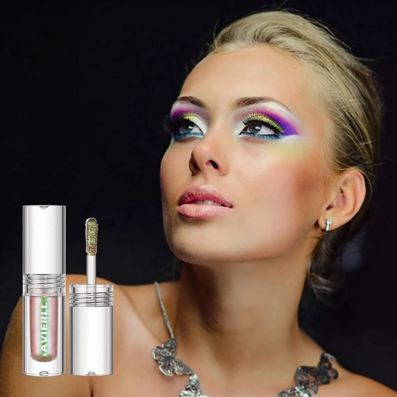 Тени для глаз Bavokon, быстросохнущая, высокопигментированная, жидкая, меняющая цвет под блеском, фото №3 Тени для глаз Bavokon, быстросохнущая, высокопигментированная, жидкая, меняющая цвет под блеском, фото №3