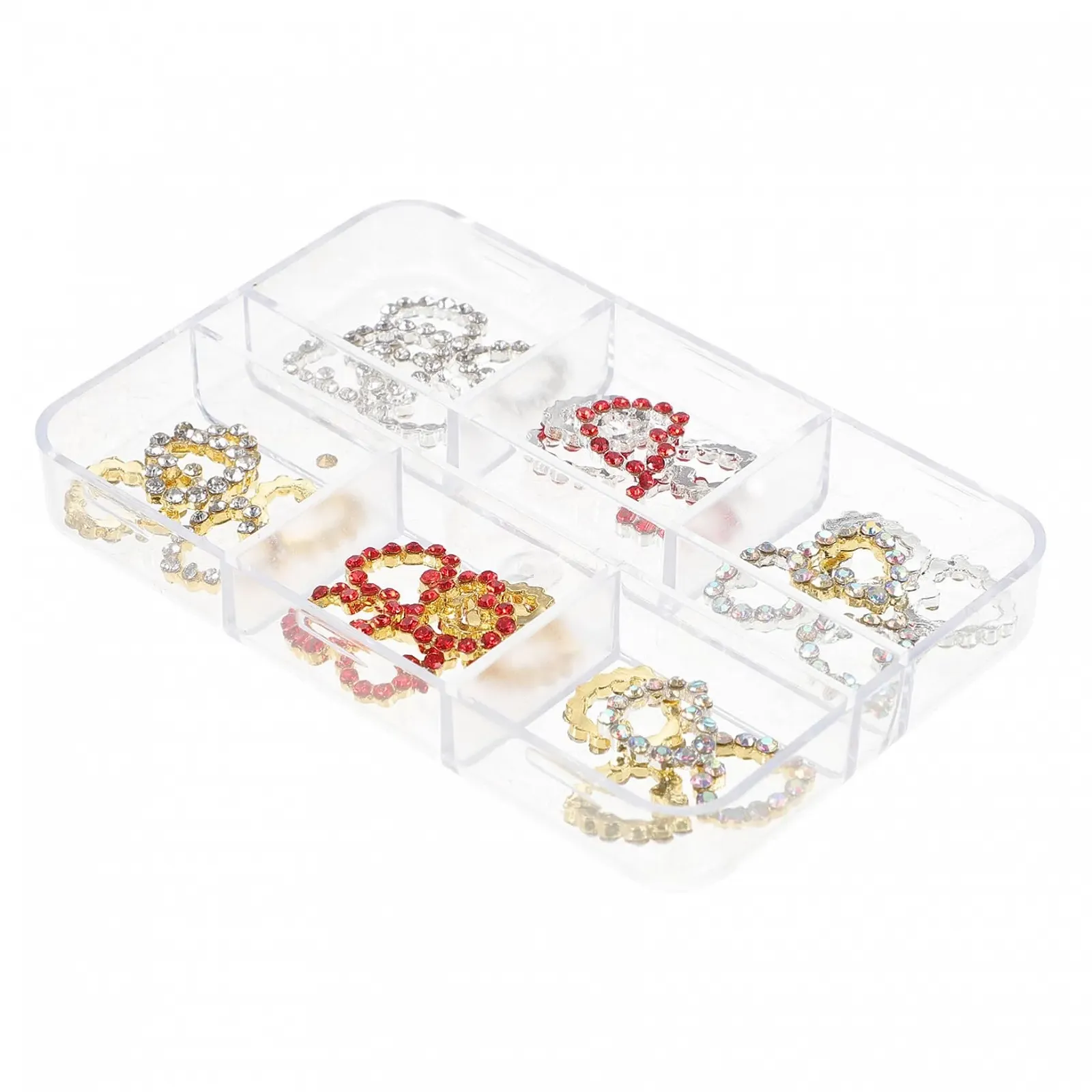 Стрази 150 шт. Прикраса для нігтів Серце, фото №6