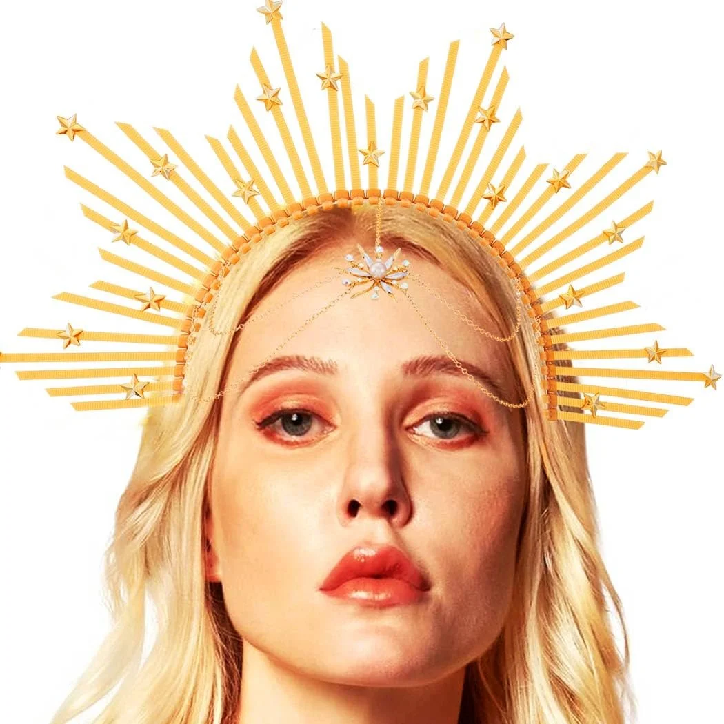 Обруч для волосся Zoestar Mary Halo Crown, фото №4