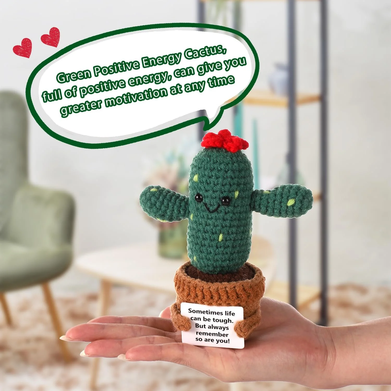 lasuroa Crochet Cactus 13,5 см Позитивная картошка игрушка Вязаная, фото №5 lasuroa Crochet Cactus 13,5 см Позитивная картошка игрушка Вязаная, фото №5