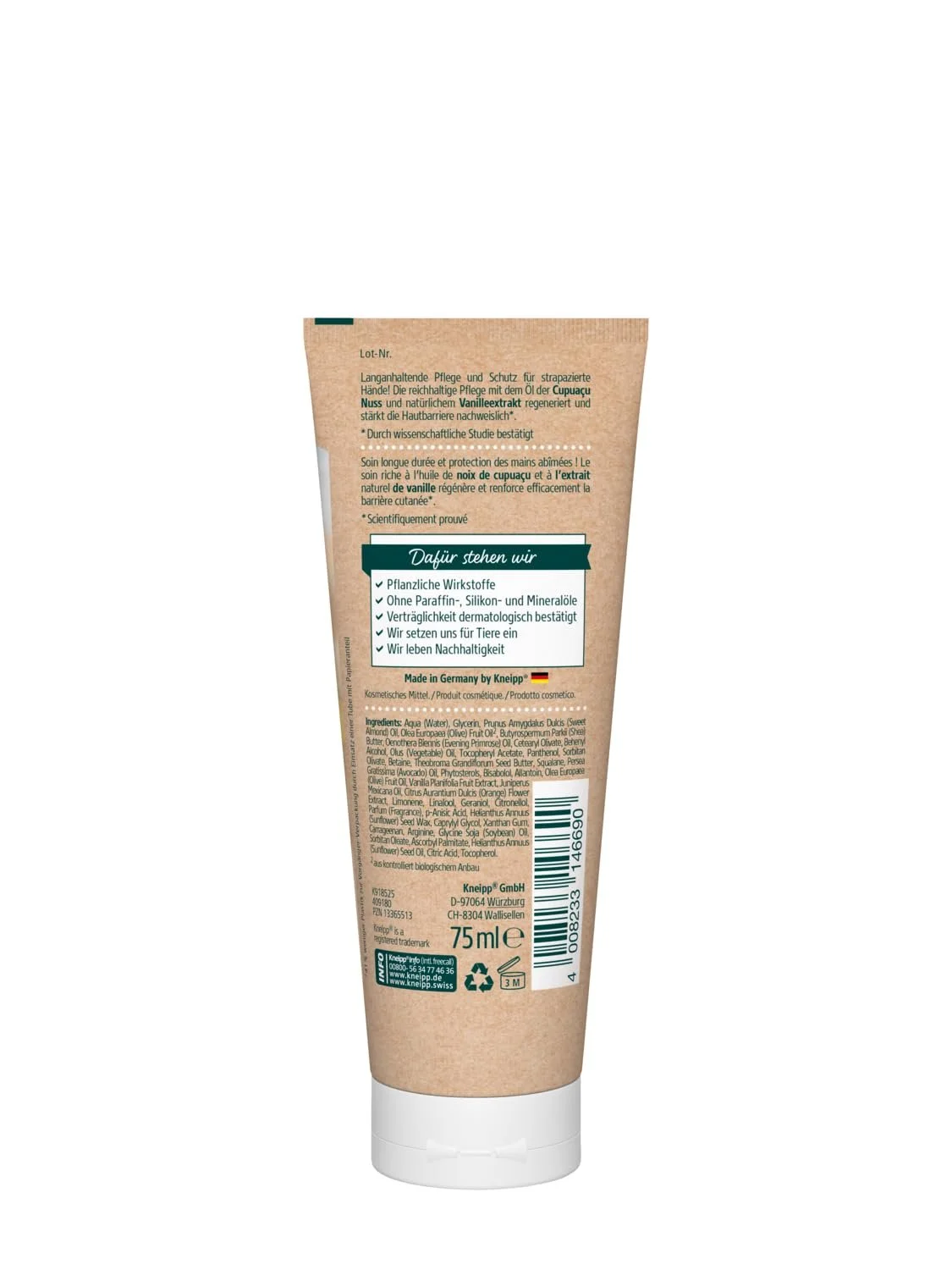 Крем для рук Kneipp Repair Winter Care, відновлює та захищає сухі руки, фото №2 Крем для рук Kneipp Repair Winter Care, відновлює та захищає сухі руки, фото №2