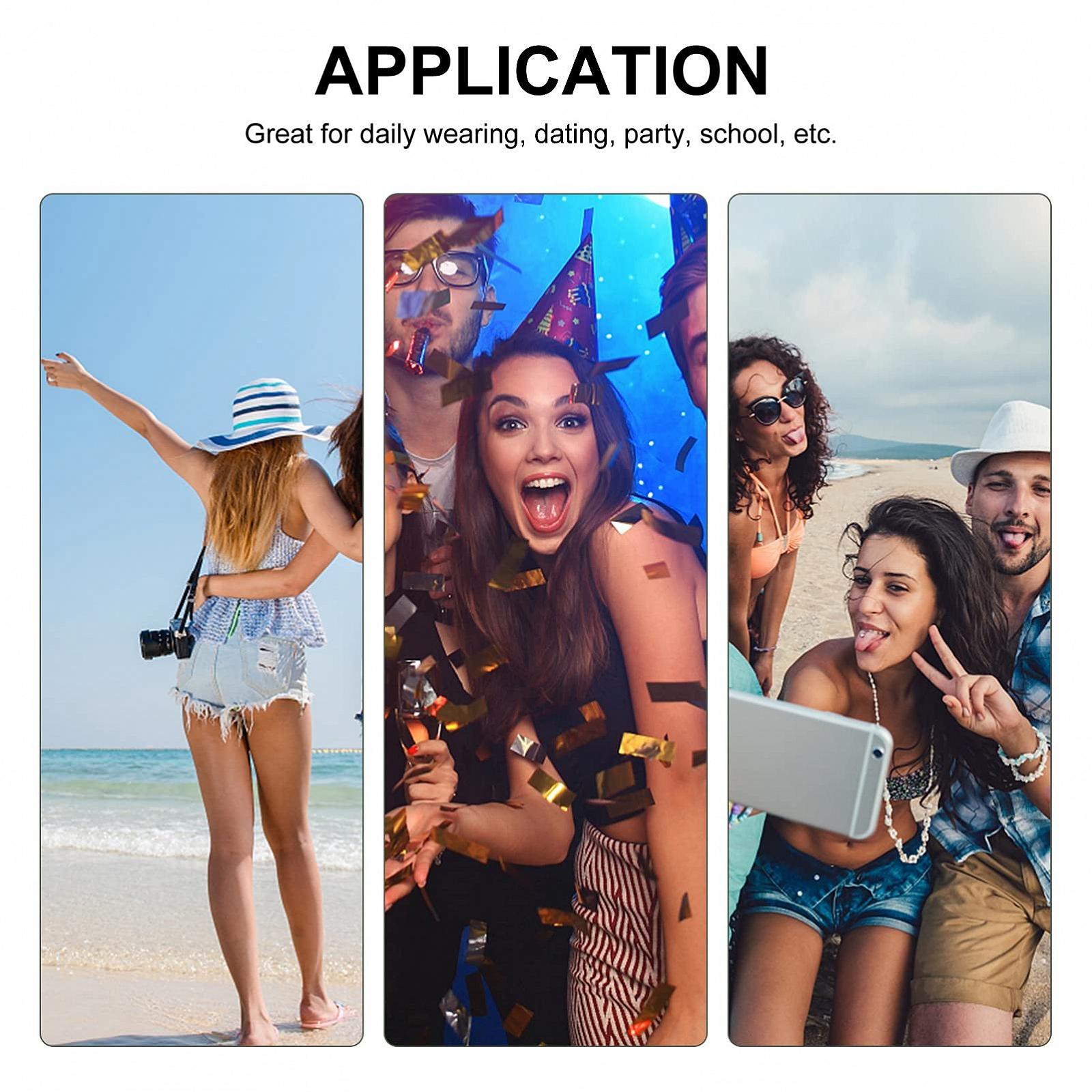 Часы OATIPHO Женские, со стразами, серебристые, фото №4