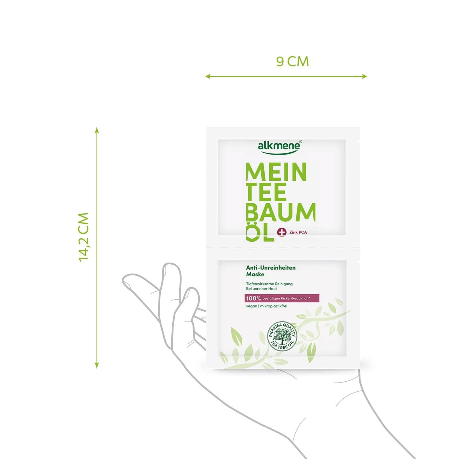 Маска Alkmene Mein Teebaum Oil Anti Impurities 2 x 7 мл для зменшення прищів, фото №8 Маска Alkmene Mein Teebaum Oil Anti Impurities 2 x 7 мл для зменшення прищів, фото №8