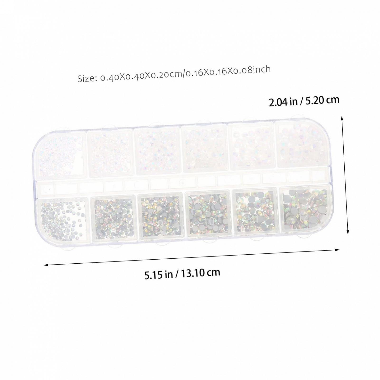 Прикраси для манікюру PLAFOPE, плоскі стрази для нігтів, фото №5