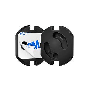 Защита на розетки 1 шт Leluno Заглушки розетку для защиты детей от электричества розеток с поворотным механизмом Черный - Фото 1