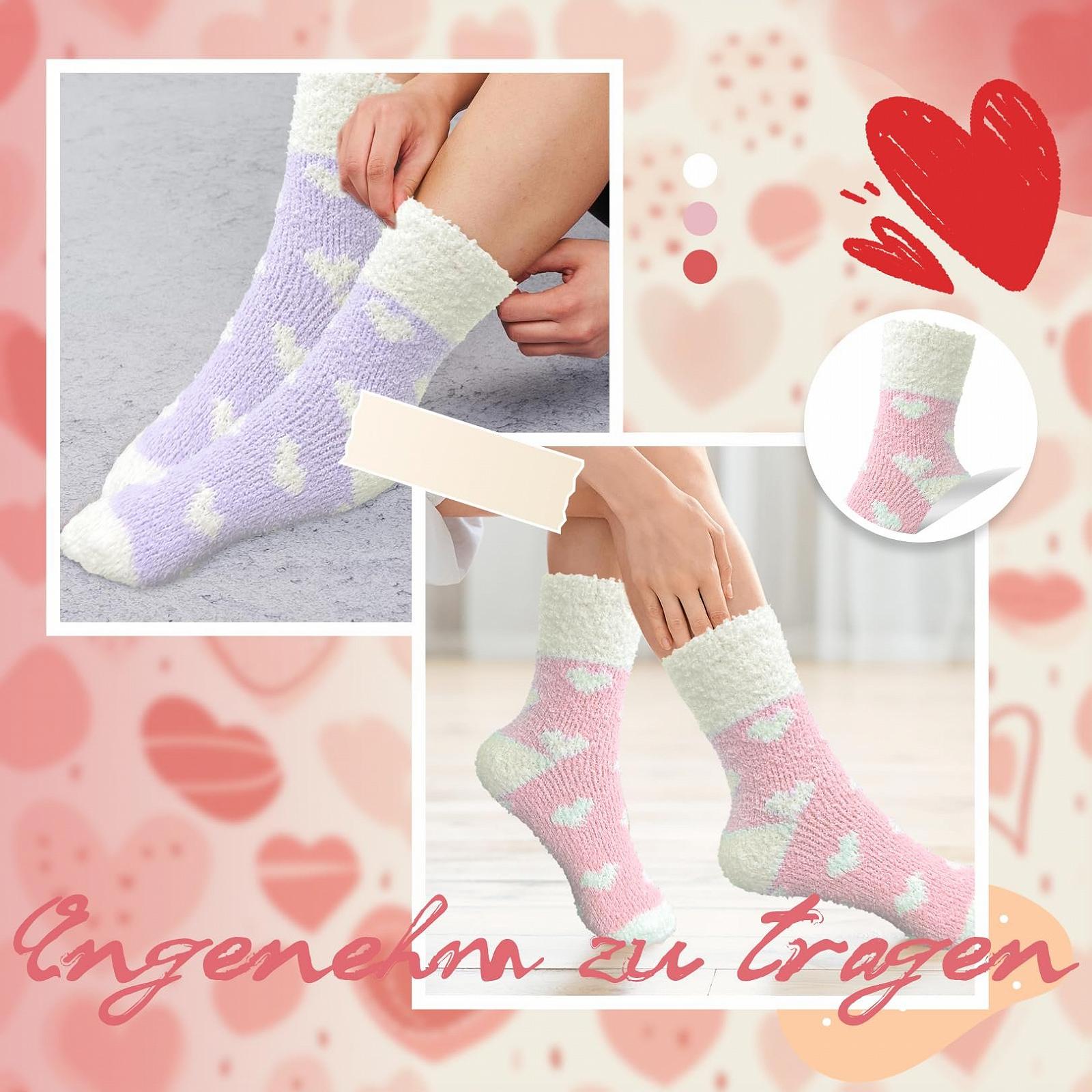 Носки Пушистые Женские 39-42, Теплые Зимние Носки - 5 пар, фото №4