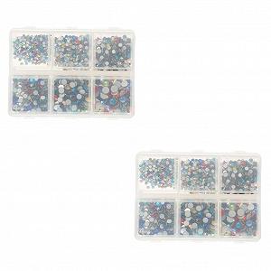 Стрази Healeved Плоскі Аксесуари для нігтів - Фото 1