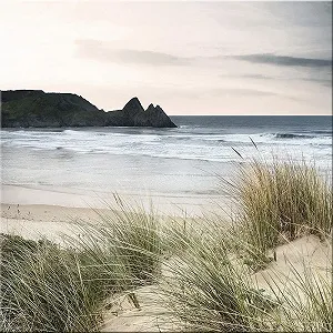 Скляна картина artissimo AG2075A Beach Impression I 30 x 30 см - Фото 1