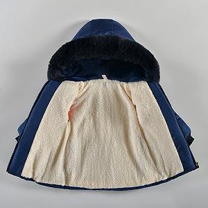 Зимова куртка для дівчаток і хлопчиків, стьобана, довга synthetic.ua - Фото 1