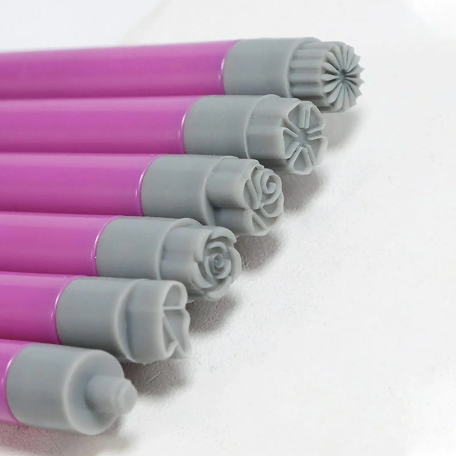 Штамп-ручка для нігтів Nagelstempel-Stift 10 моделей Квіти та Метелики, фото №5