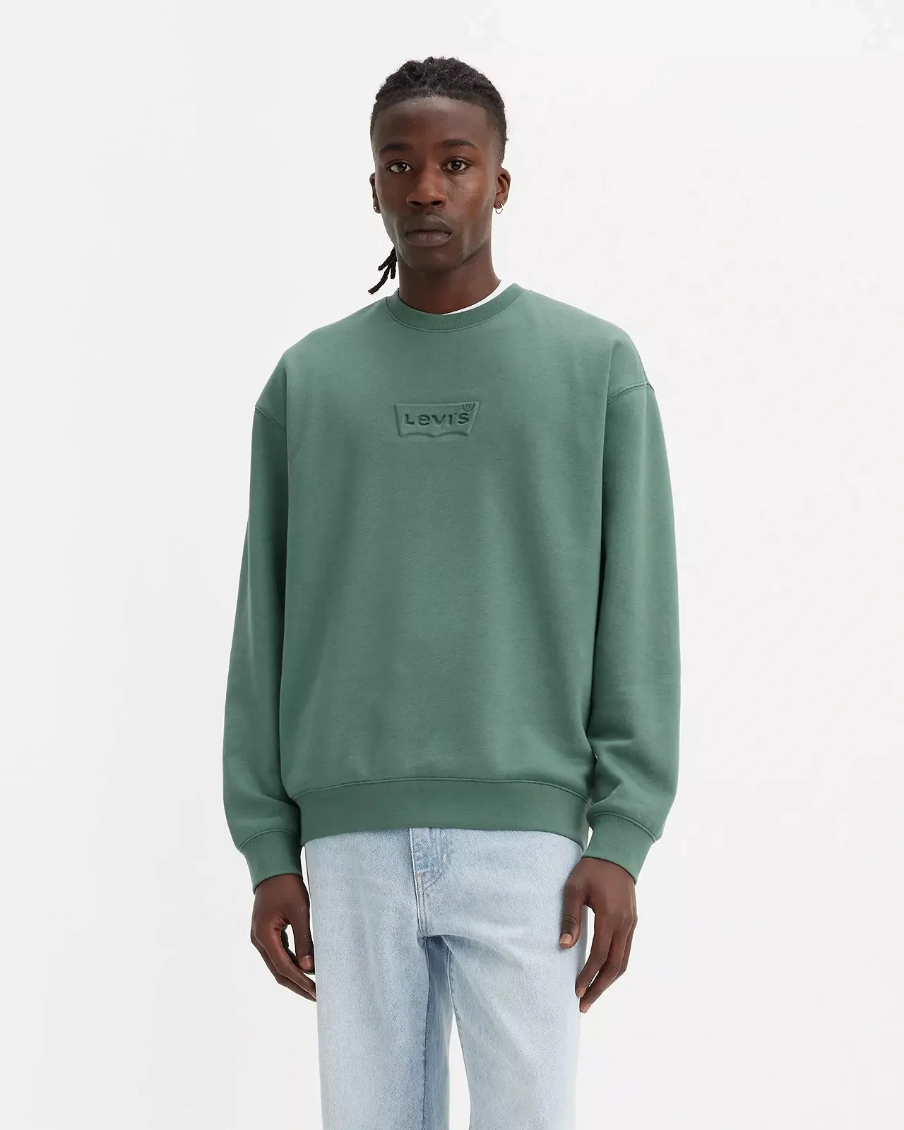 Чоловічий світшот LEVIS RELAXD GRAPHIC CREW Dark Forest - XS, фото №1