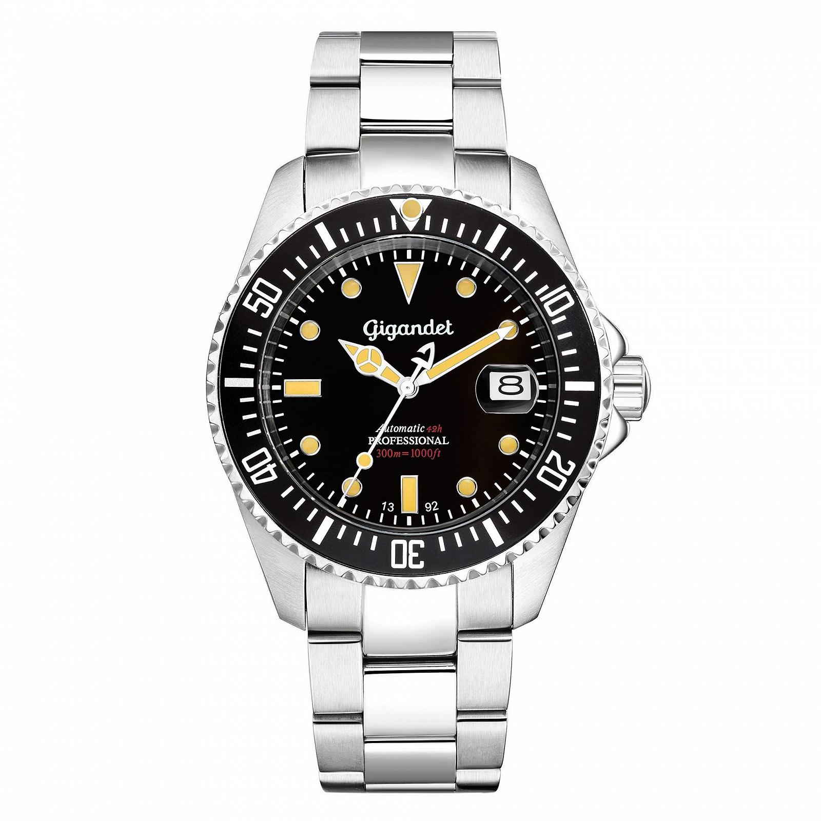 Годинник для дайвінгу Gigandet Sea Ground Vintage Automatic Чоловічий Аналоговий Чорний Сріблястий G2-007, фото №1