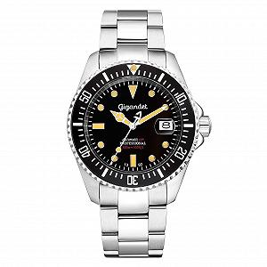 Годинник для дайвінгу Gigandet Sea Ground Vintage Automatic Чоловічий Аналоговий Чорний Сріблястий G2-007 - Фото 1