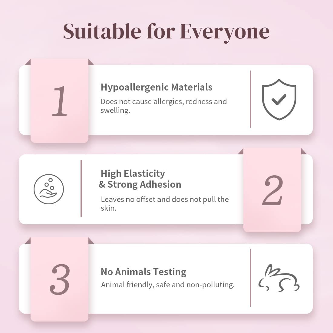 Тейп для обличчя Невидимий для V-подібної форми обличчя, 40 штук, фото №3