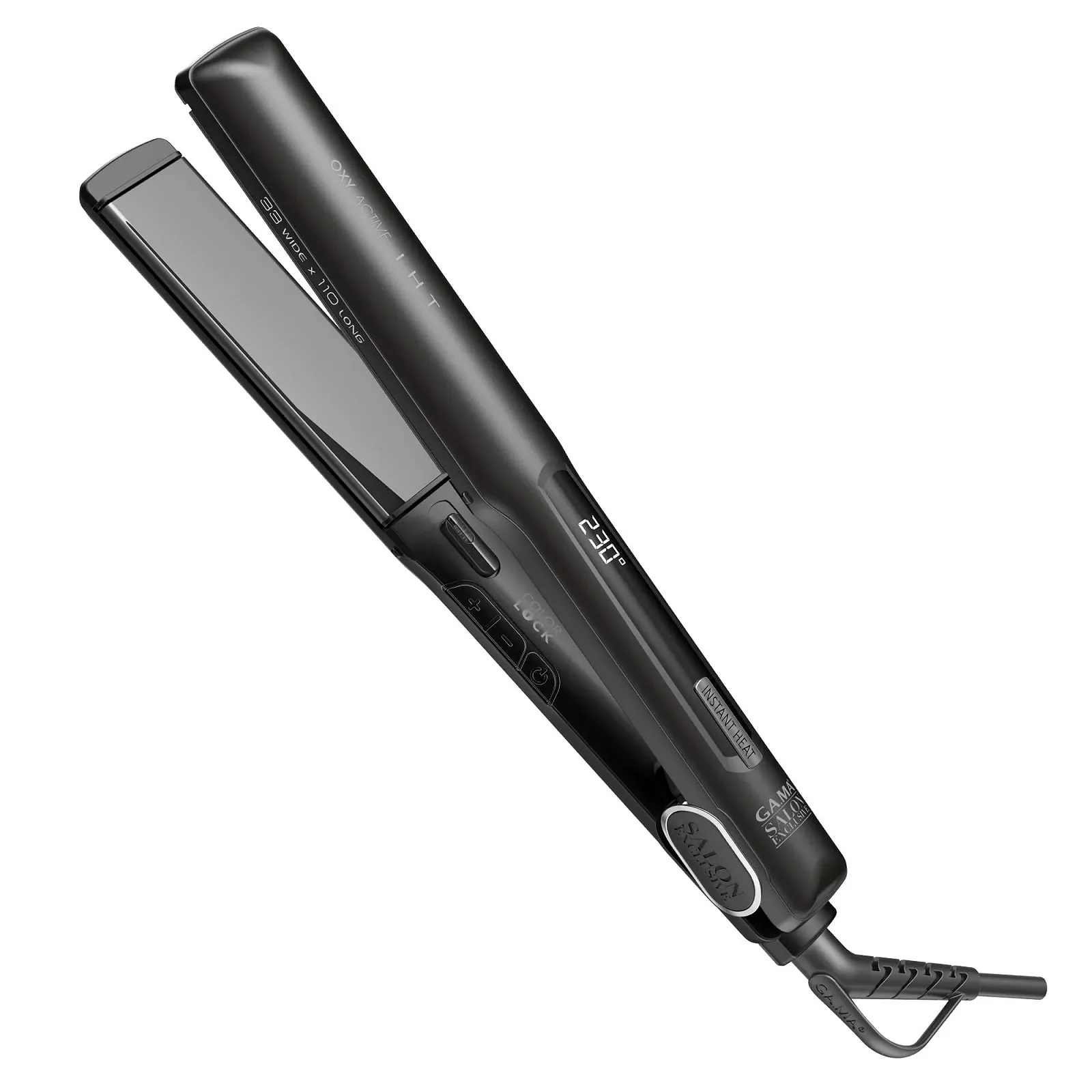 Выпрямитель для волос GA.MA Italy Professional G-Style Oxy-Active IHT Wide & Long Oxy-Active Technology 150°-230°C Black, фото №6 Выпрямитель для волос GA.MA Italy Professional G-Style Oxy-Active IHT Wide & Long Oxy-Active Technology 150°-230°C Black, фото №6
