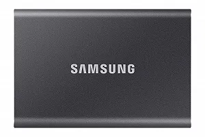 Внешний SSD Samsung T7 2 ТБ USB 3.2 Gen 2 Titanium Grey (MU-PC2T0T/WW) - Фото 1