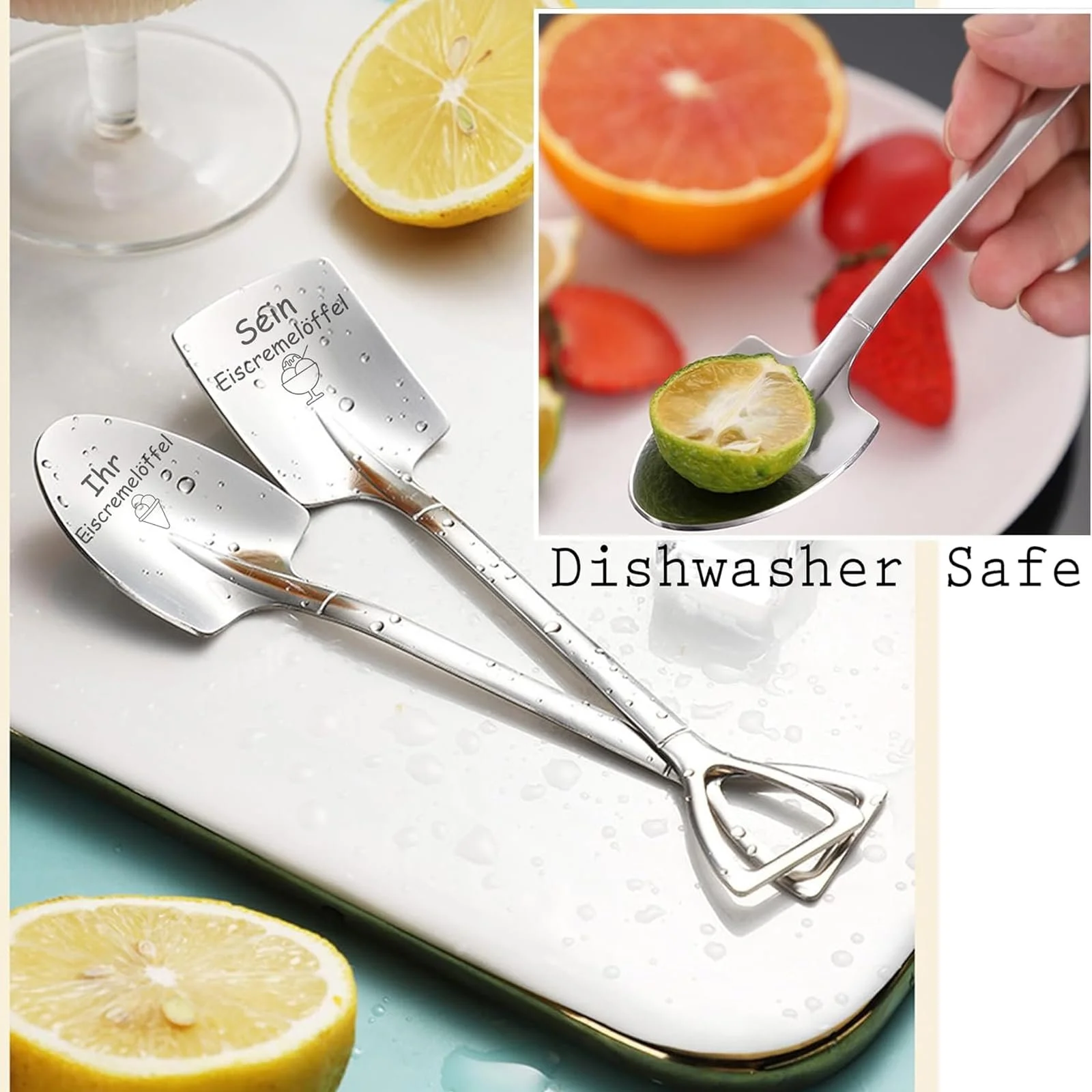 Ложка для морозива Valentine's Day, 2 шт., з подарунковою коробкою, фото №4