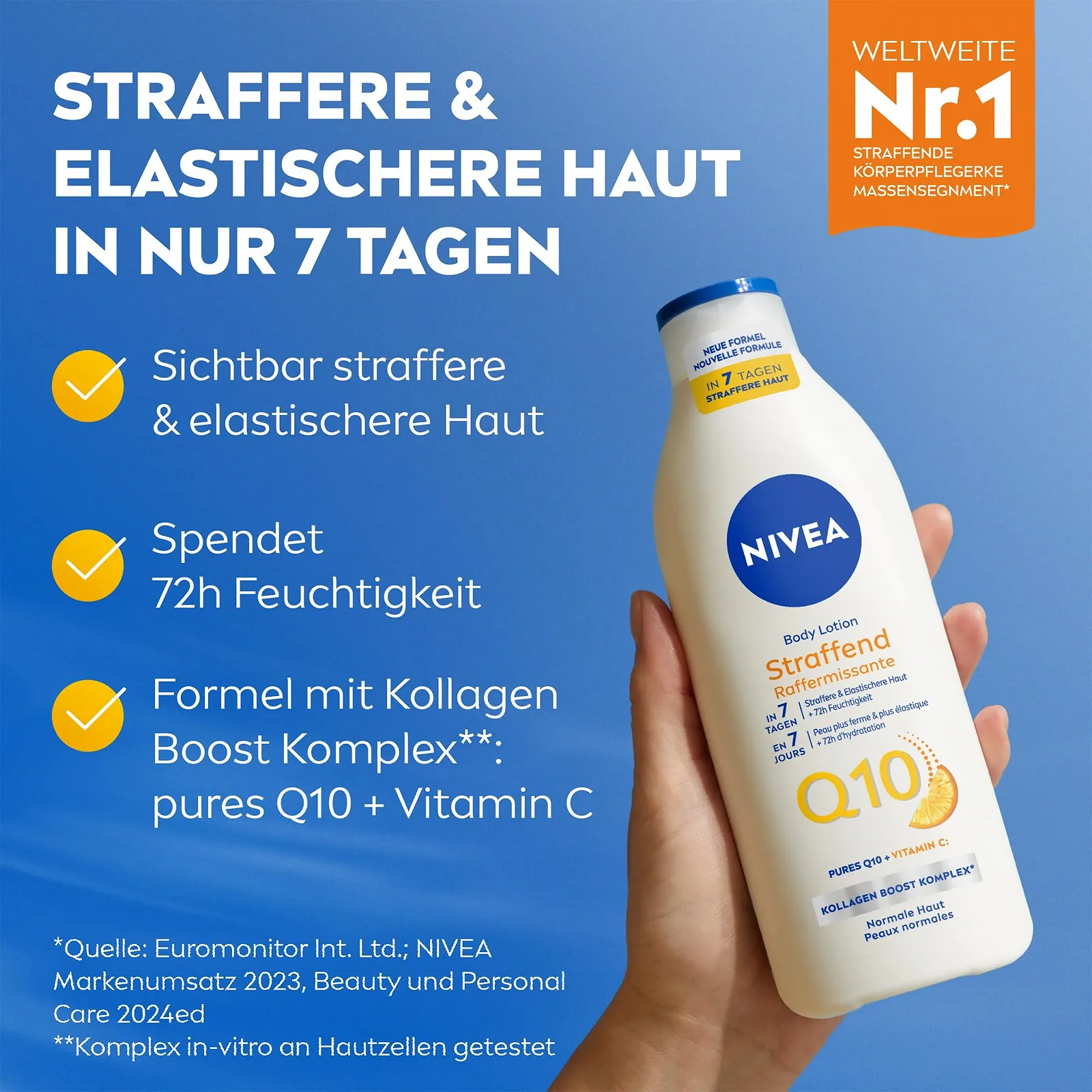 Лосьйон для тіла Nivea Q10 Зміцнюючий, 250 мл, фото №2