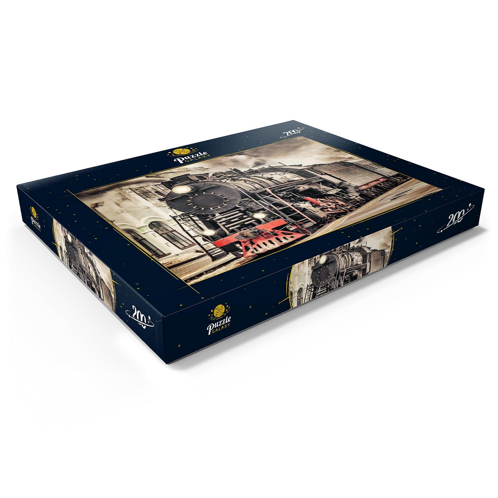 Пазл MyPuzzle Special Collection A Steam Train Departures from the Train Station Premium 200 деталей, фото №3 Пазл MyPuzzle Special Collection A Steam Train Departures from the Train Station Premium 200 деталей, фото №3