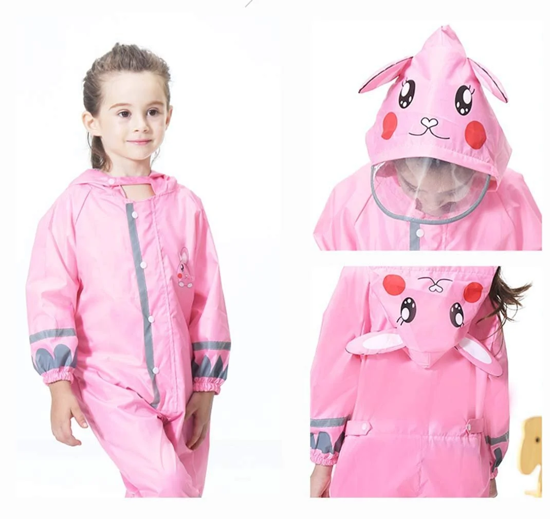 Дитячий дощовий комбінезон mama stadt для хлопчиків і дівчаток, світловідбиваючий дощовик, фото №2