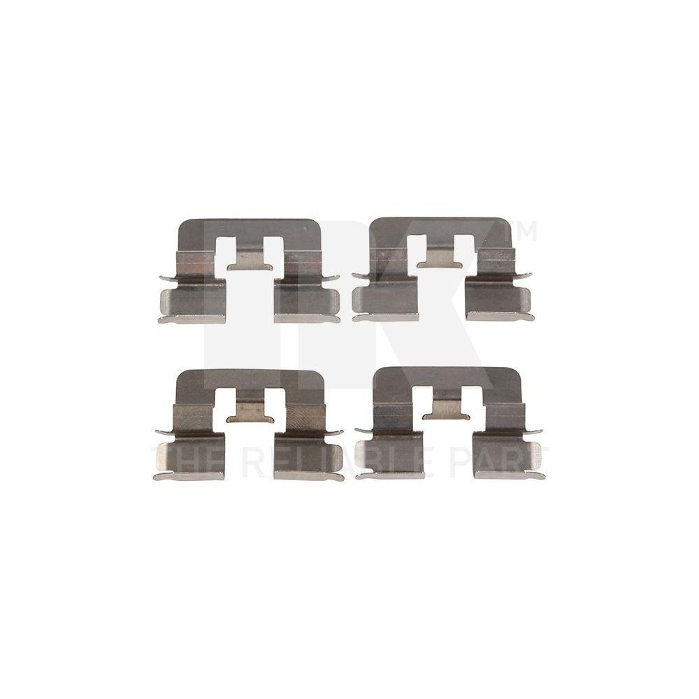 Комплект аксесуарів, гальмівні колодки дискові NK 79451741, задній міст, фото №1