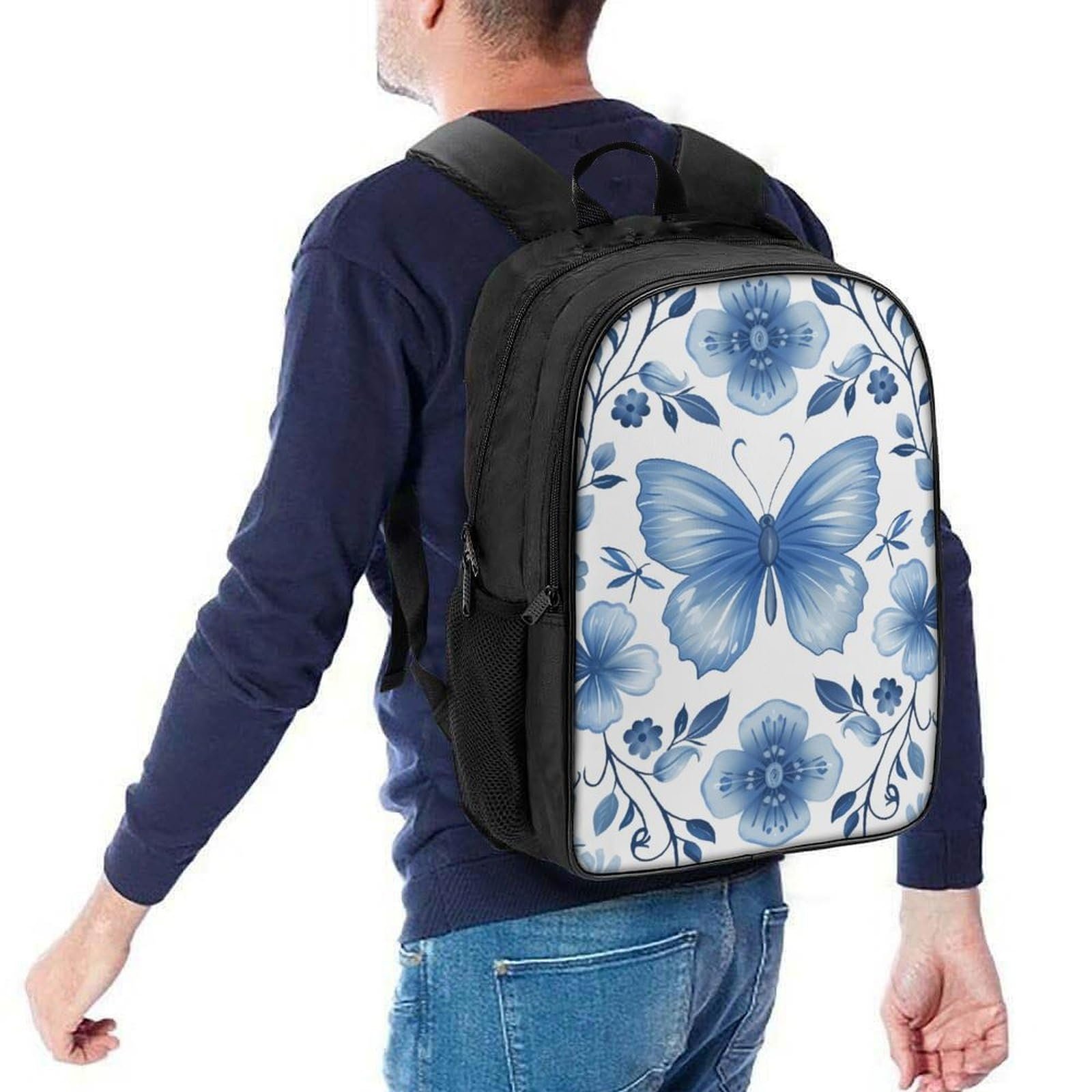 Ранец RSIUUODNF Flower для мальчиков, подростков, школьный рюкзак для девочек, школьная сумка, детский школьный ранец, подарки для подростков, школьная сумка для детей 40x28x16 см, фото №5