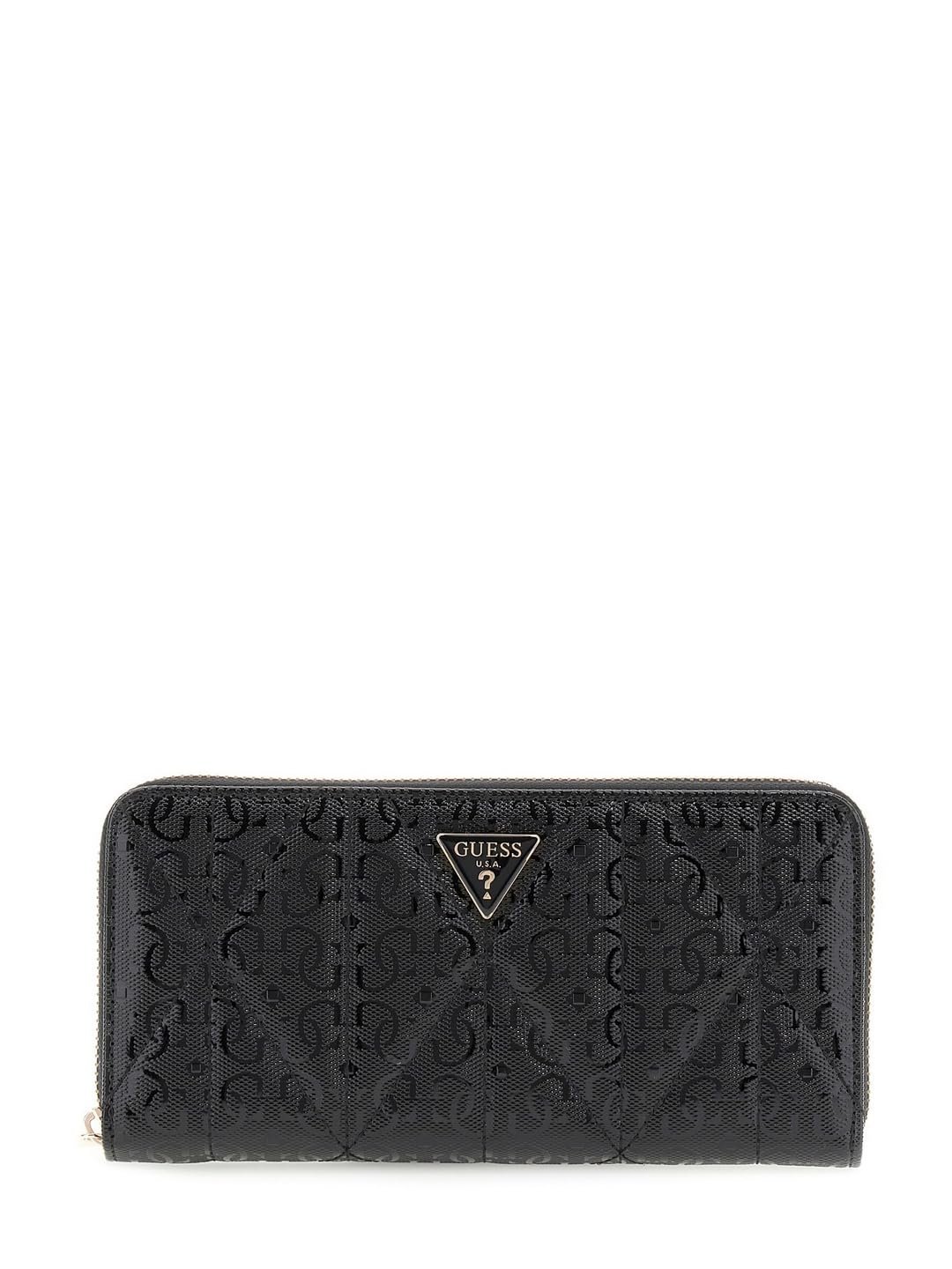 Гаманець GUESS Aldina SLG Zip Around L Чорний, фото №1