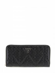 Гаманець GUESS Aldina SLG Zip Around L Чорний - Фото 1