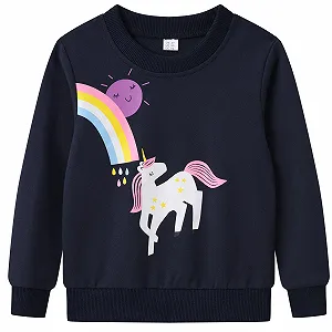 Пуловер Junellz для девочек 2-8 лет, хлопок - Фото 1