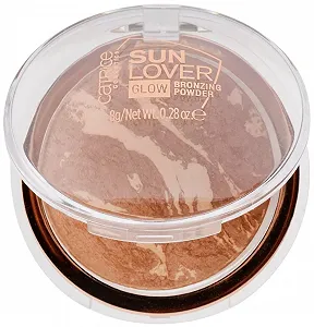 Бронзер Catrice Sun Lover Glow Bronzing Powder / 010 Коричневий / блискучий / 8 г synthetic.ua - Фото 1