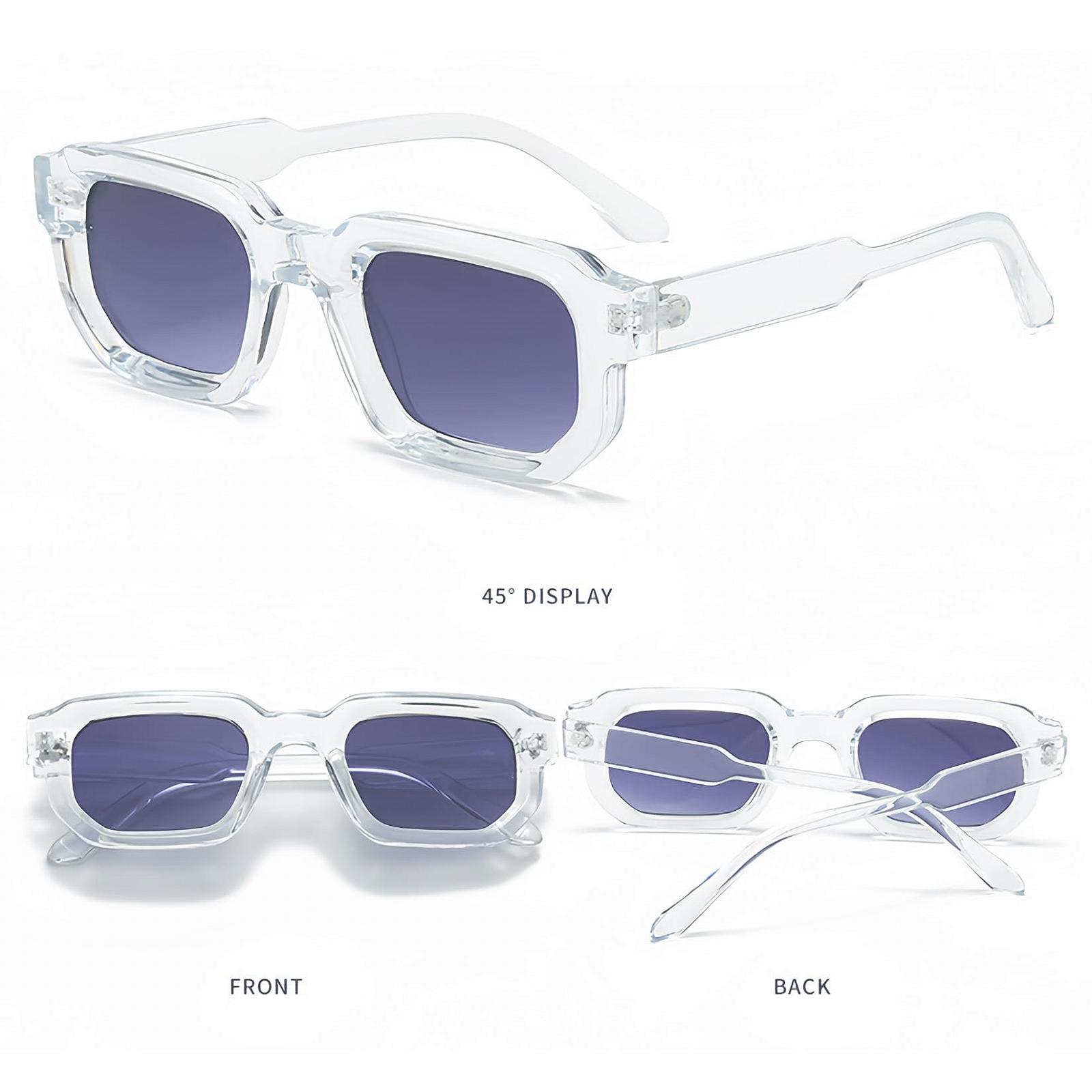 Сонцезахисні окуляри Прямокутні JCTAIFOO Ретро Вінтажні Квадратні, фото №4