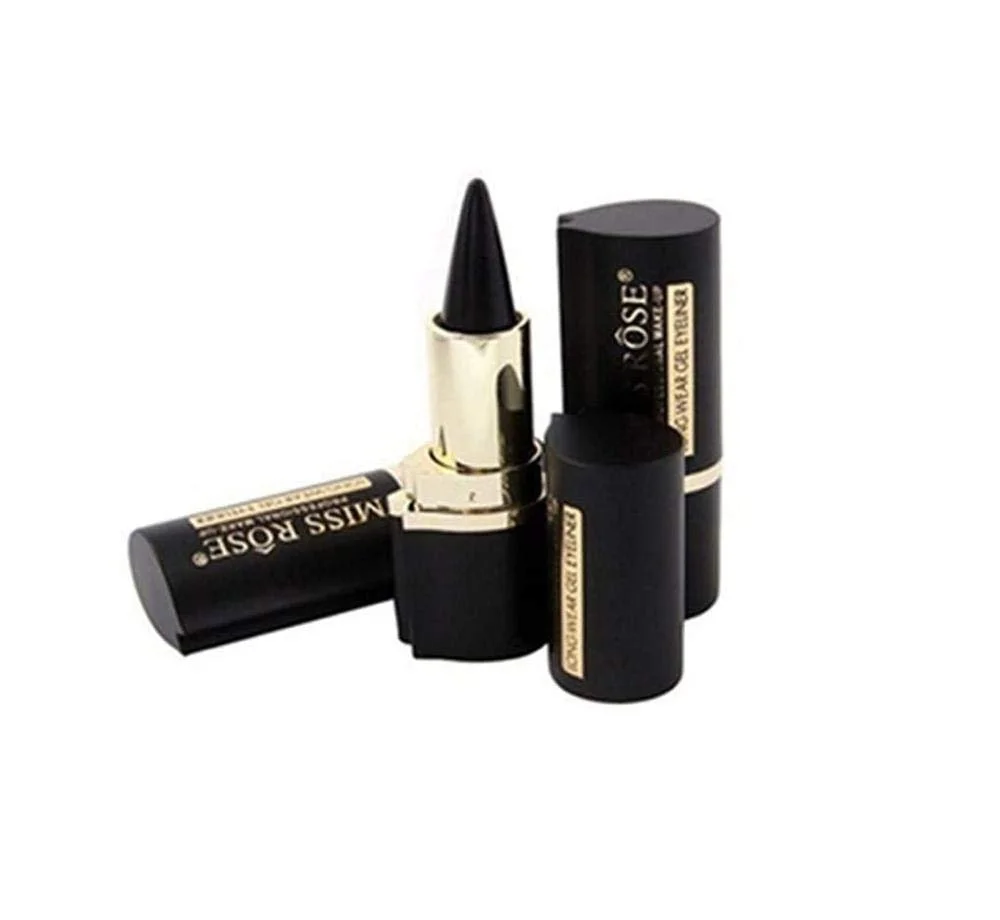 Олівець для очей Divistar Wateroroof Smoky Eyes, Гелевий, стікер, чорна, фото №1