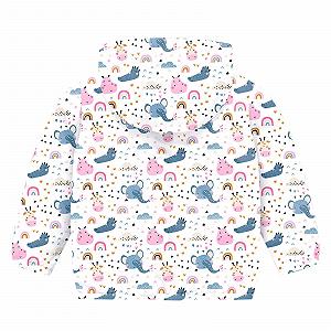 Вітрівка Дитяча Легка для Дівчинки Водонепроникна synthetic.ua - Фото 1