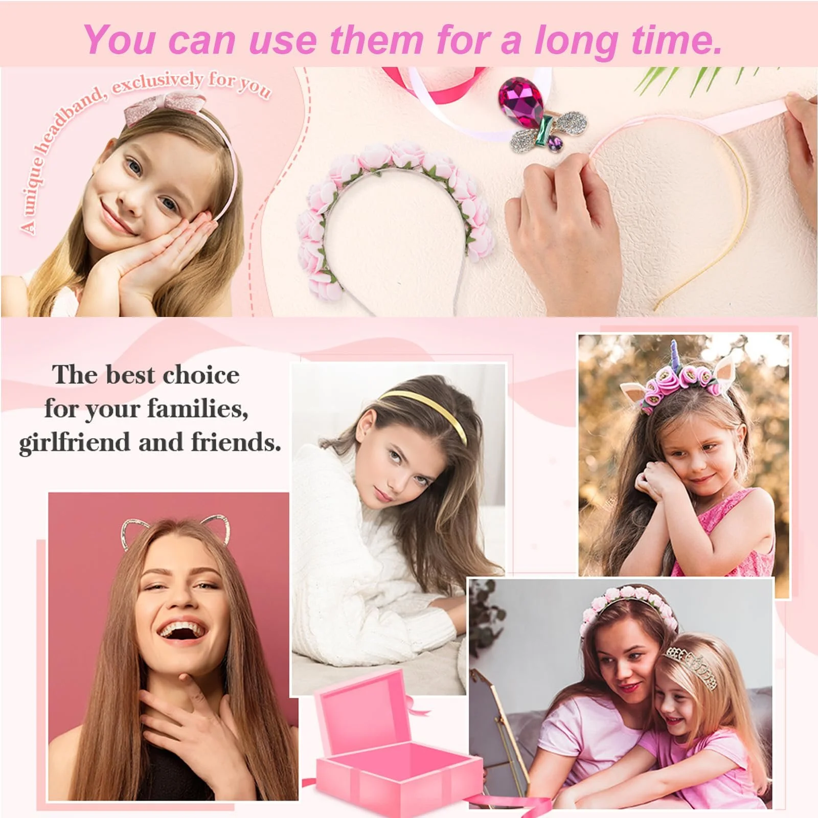 Обруч Металлический 8 x Золотой + 8 x Серебряный + 8 x Черный, фото №4