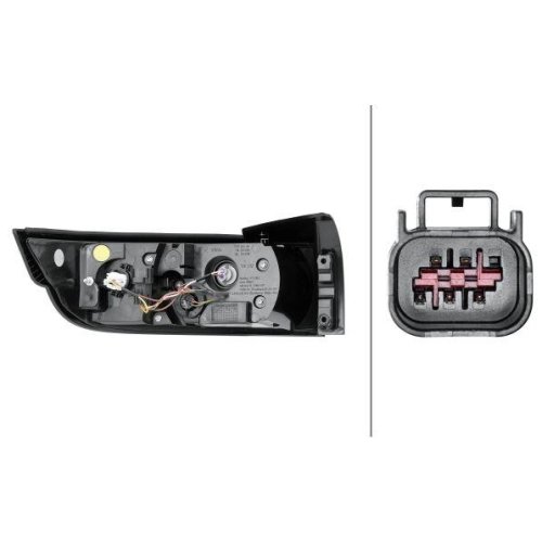 Задній ліхтар HELLA 2SK 010 563-221 для LAND ROVER, правий, фото №2 Задній ліхтар HELLA 2SK 010 563-221 для LAND ROVER, правий, фото №2