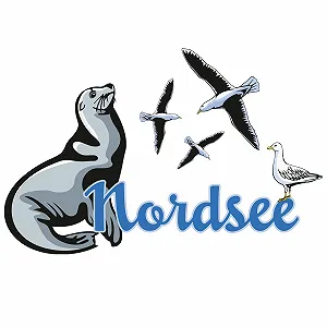 Наклейка на стіну Seal North Sea Gulls 46 x 30 см synthetic.ua - Фото 1