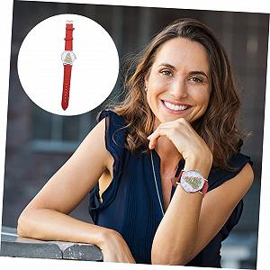 Женские часы Healvian с рождественским узором synthetic.ua - Фото 1