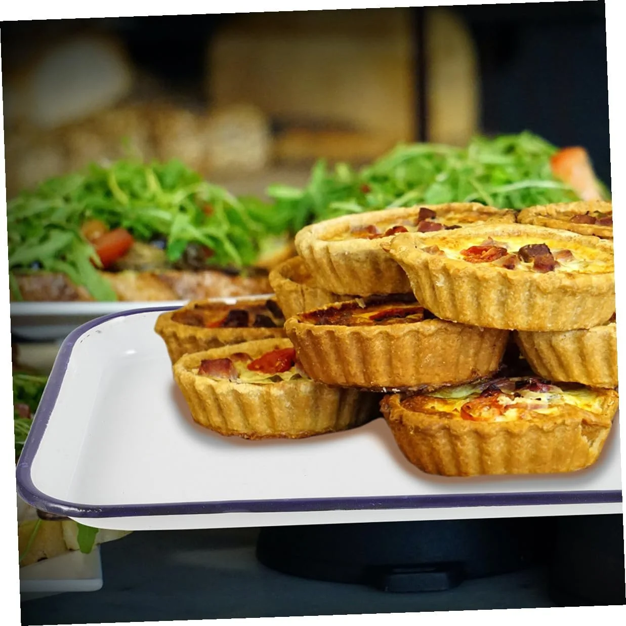 Противень для выпечки VILLCASE прямоугольный эмалированный прочный большой для запекания, фото №3