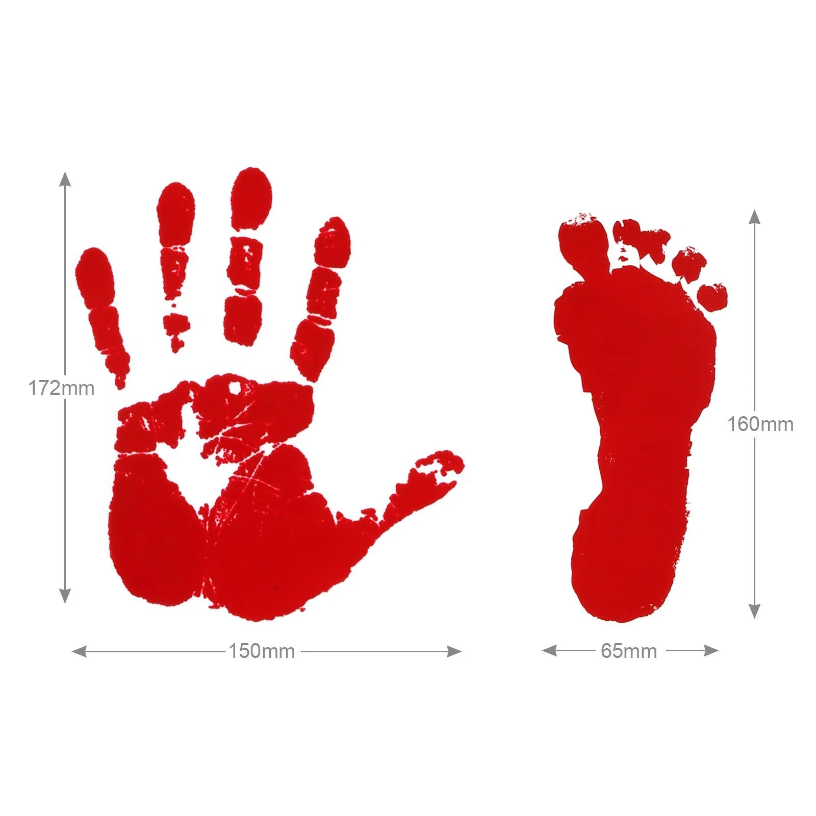 Наклейки KESOTO Bloody Handprint Footprint Halloween Window Clings Decals 6 аркушів, фото №2 Наклейки KESOTO Bloody Handprint Footprint Halloween Window Clings Decals 6 аркушів, фото №2
