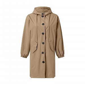 Зимове елегантне пальто з капюшоном ціна на synthetic.ua - Фото 1 Зимове елегантне пальто з капюшоном synthetic.ua - Фото 1