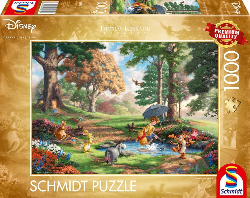 Пазл Schmidt Spiele Thomas Kinkade Disney Winnie The Pooh 59689 1000 элементов разноцветный, фото №4
