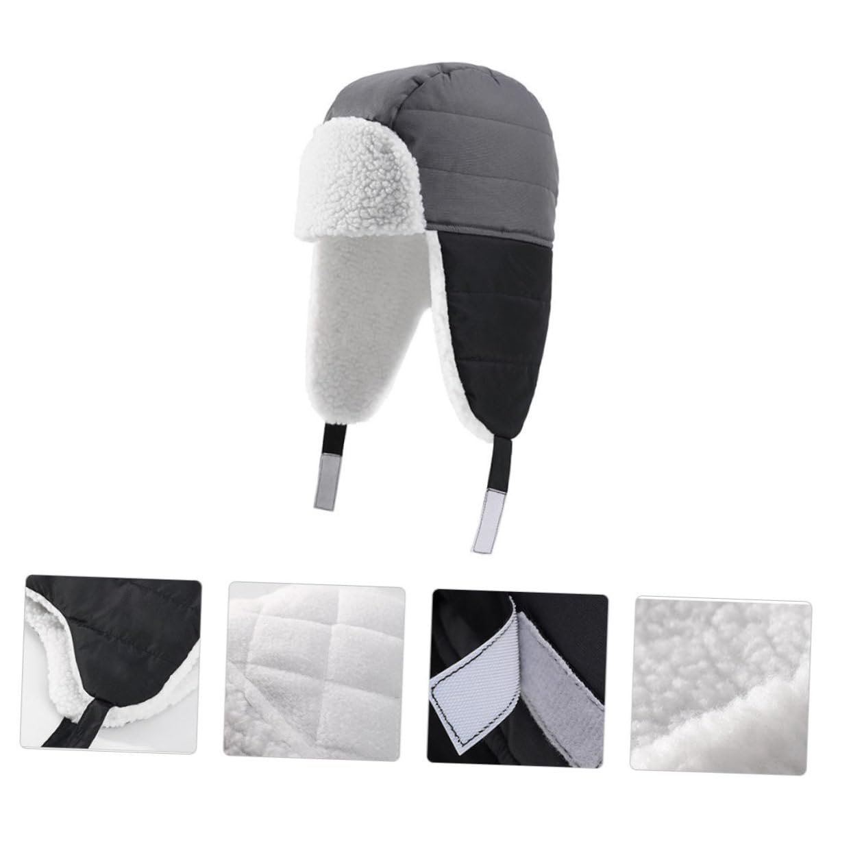 Шапка Healvian Шапка-пилот с ушанками Ветрозащитная, фото №5 Шапка Healvian Шапка-пилот с ушанками Ветрозащитная, фото №5