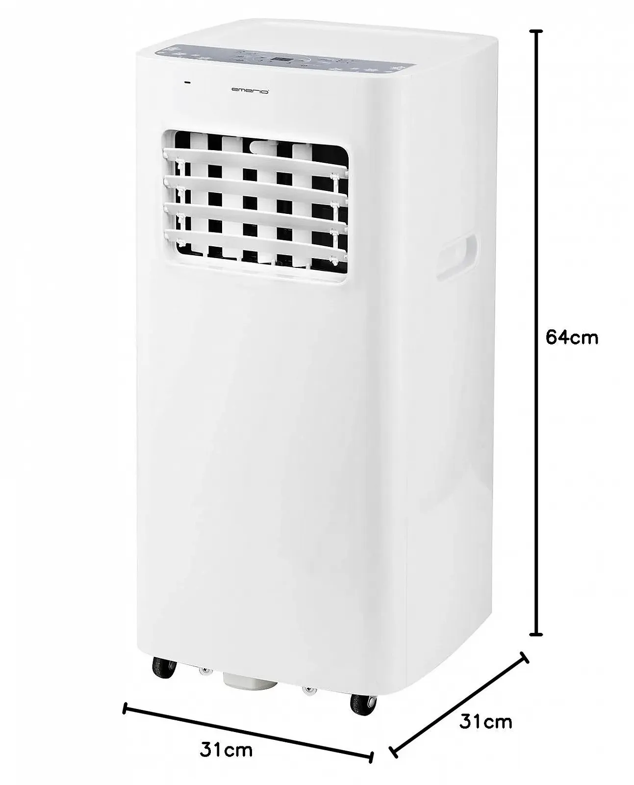 Мобильный кондиционер Emerio PAC-125216 3-в-1 7000 BTU/h 2000 W, фото №8