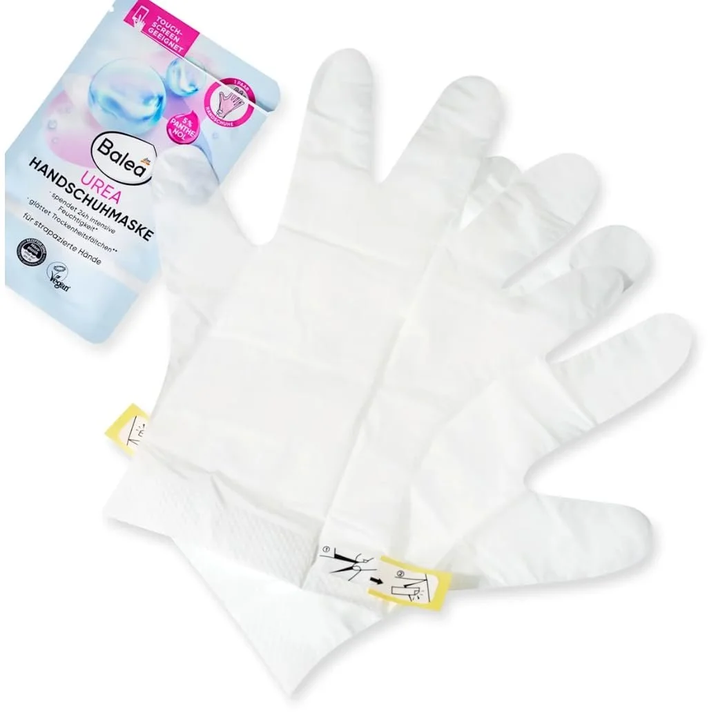 Крем для рук Balea Urea 100 мл + Рукавичка-маска Urea (1 пара), 2 шт, фото №6